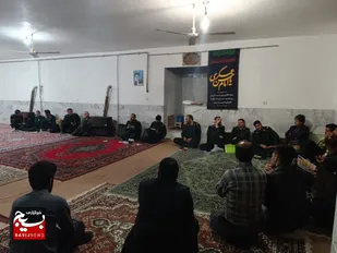 برگزاری جلسه قرارگاه محله مسجد محور روستای حسین آباد میامی+ تصاویر