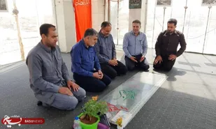 حضور فرمانده سپاه امیرالمومنین(ع) استان در یادمان شهدای قلاویزان(نقطه ایثار)