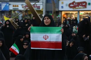برگزاری تجمع امت حزب الله در محکومیت اغتشاشات اخیر در رجایی شهر کرج