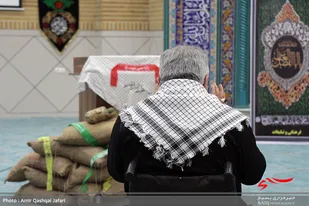 گزارش تصویری/ گفتگو با  حاج محمد علی زرین قلم از جانبازان دفاع مقدس