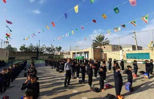 تجلیل دانش&zwnj;آموزان قنوات از حافظان امنیت