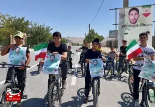 برگزاری همایش دوچرخه&zwnj;سواری گرامیداشت شهید  &laquo;بیژنی زیبا&raquo; در خنجین