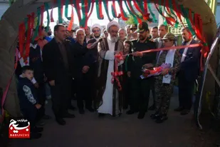 بازدید مسئول بسیج سازندگی سپاه عاشورا از نمایشگاه دفاع مقدس و اقتصاد مقاومتی در مرند