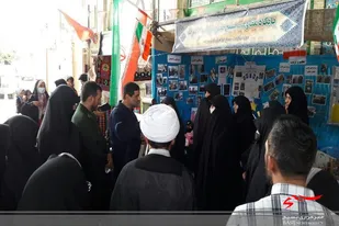 نمایشگاه اسوه در سرخه افتتاح شد