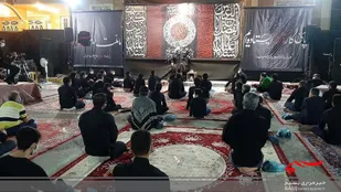 رعایت پروتکل&zwnj;های بهداشتی توسط عزاداران حسینی شهرک سید جمال الدین شهرستان نظرآباد