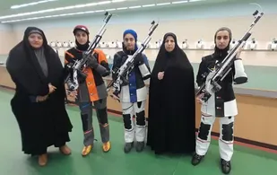 صعود تیم تیراندازی بانوان ایلام به لیگ برتر "