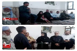 عیادت سخنگوی دولت از جانباز جنگ ۴۰ روزه  بندر شهید کلانتری