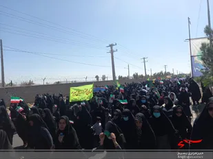 تجمع دختران و بانوان انقلابی در زاهدان