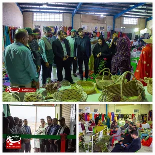 برپایی نمایشگاه اقتصاد مقاومتی هفته بسیج در بندر خمیر (رودبار)&nbsp;