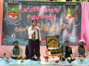تصاویر/جشن بزرگ تلالو نور میلاد حضرت فاطمه معصومه (س)