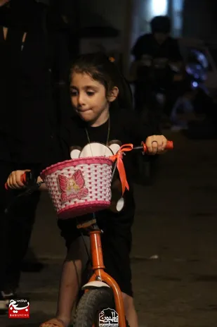 حضور کودکان در مراسمات عزاداری گتوند + تصاویر