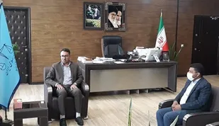 دیدار مسئول سازمان بسیج حقوقدانان استان هرمزگان با رئیس کل دادگستری استان هرمزگان