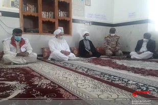 دیدار با امام جمعه شهر سیب در شهرستان سیب و سوران