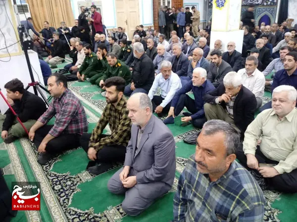 مراسم شهید حق بین