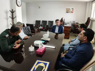 دیدار کلینیک صنعت یار بسیج شاهرود یا معاون برنامه ریزی فرمانداری