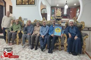 دیدار حجت&zwnj;الاسلام یحیایی با خانواده شهید الله داد تیموری