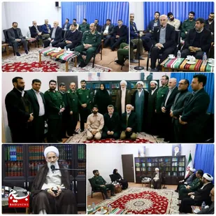 دیدار اعضای ستاد برگزاری یادواره ۱۱۷ شهید سوادکوه شمالی با نماینده ولی فقیه در مازندران