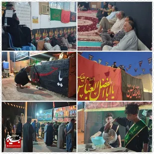 گرامیداشت یاد و خاطره شهدا در روستای مشراگه هندیجان