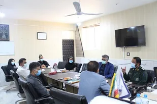 جلسه هماهنگی پشتیبانی از بخش بهداشت و درمان شهرستان کنگان