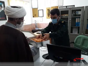 سرکشی مسئول دفتر نمایندگی ولی فقیه سپاه جاجرم از کارکنان