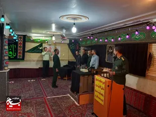 تکریم و معارفه فرمانده حوزه بسیج مساجد و محلات خاتم الانبیا (ص) شاهرود+ تصاویر