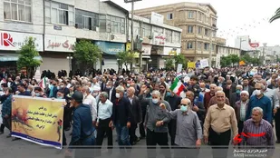 بهشهری&zwnj;ها یک صدا؛ &laquo;مرگ بر اسرائیل&raquo;
