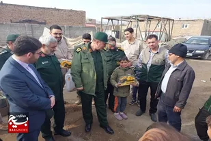فرمانده سپاه شهدای آذربایجان غربی از مناطق زلزله&zwnj;زده خوی بازدید کرد