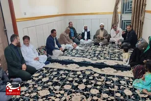 از خانواده معظم شهدا در سراوان دیدار و دلجویی شد