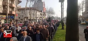 راهپیمایی&laquo;جمعه های خشم&raquo; در گیلان برگزار شد