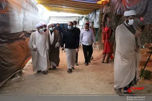 بازدید مسئول دفتر نمایندگی ولی فقیه در سپاه کربلا از نمایشگاه &laquo;ما مقتدریم&raquo;