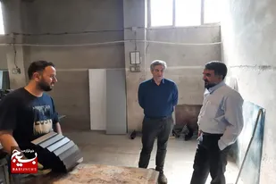 بازدید مسئول سازمان بسیج کارگران و کارخانجات استان همدان از واحدهای تولیدی شهرک صنعتی بوعلی