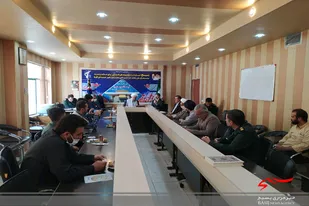 جلسه رزمایش کمک مومنانه در سپاه ناحیه بهار