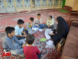 سبزپوشان امنیت در قاب نقاشی کودکان زاهدانی