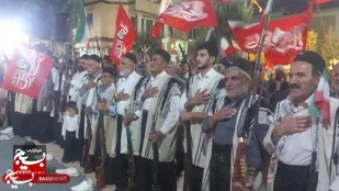 شش ماه تداوم حضور مردم انقلابی شهرستان لردگان در سنگر خیابان