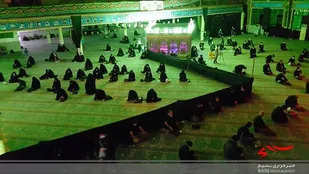 مراسم عزاداری سالار شهیدان در حسینیه ثارالله قائم شهر