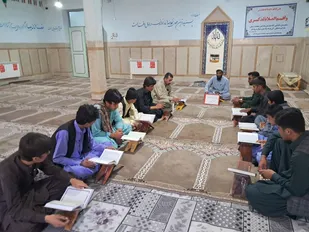 برگزاری مسابقات قرآنی در روستای کوشه تفتان جنوبی به مناسبت هفته دفاع مقدس