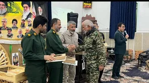 تجلیل از ایثارگران و رزمندگان ۸ سال دفاع مقدس در باغک جنوبی تنگستان