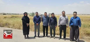 بسیج مهندسین کشاورزی درکنار کشاورزان لالی ایستاد