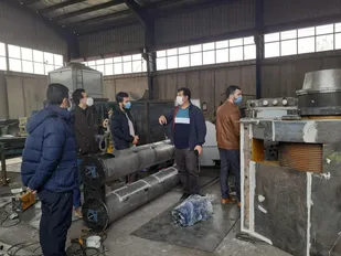 بازدید مهندسین بسیجی از کارخانه ماشین سازی صنعتی کرمی در شهرک صنعتی کرمانشاه