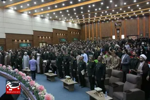 قابی متفاوت از دومین جشنواره قرآنی نور سپاه صاحب&zwnj;الامر(عج) استان قزوین با حضور نماینده ولی فقیه در سپاه پاسداران