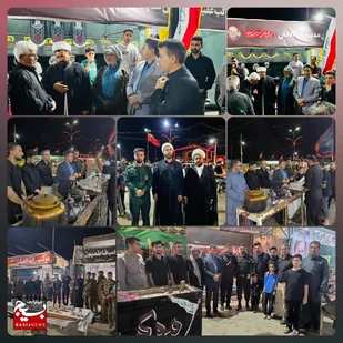 بازدید مسئولان کرخه از مواکب طریق&zwnj;الحسین شهرستان