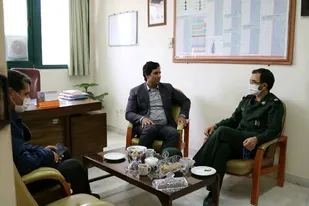 دیدار فرماندهی سپاه جغتای با ریاست شبکه بهداشت و درمان و مدیر کانون بسیج جامعه پزشکی شهرستان