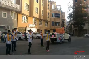 اجرای گروه سرود بسیجیان به همت پایگاه شهیدان &laquo;شاه&zwnj;حسینی&raquo; همدان
