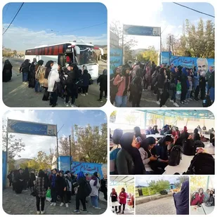 برگزاری اردوی فرهنگی دانشجویان بمی