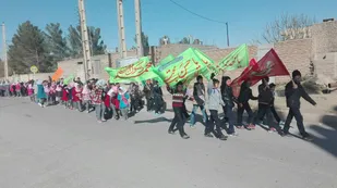 برگزاری مراسم عزدارای ایام آخر ماه صفر در واحد امیدان سعدی دیزج+تصاویر