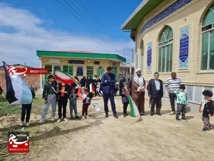 راهپیمایی روز قدس در روستای الارز