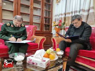 امضای تفاهم نامه سپاه کربلا با شرکت ملی گاز مازندران + عکس