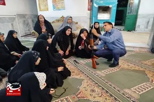 سلاح&zwnj;شناسی، ارتقای آمادگی و بصیرت بانوان بسیجی پایگاه شهیده ترکان