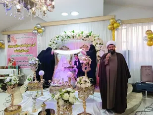 ازدواج آسان ۲۵ زوج بسیجی در پاکدشت