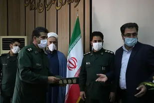 معارفه فرمانده جدید حوزه مقاومت بسیج اداری، کارگری و اصناف اردکان